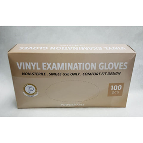 VINYL (POWDER FREE) GLOVES M 100PC (#54090)