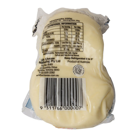 MOZZARELLA CHEESE (PEAR SHAPE) 250G (#54246)