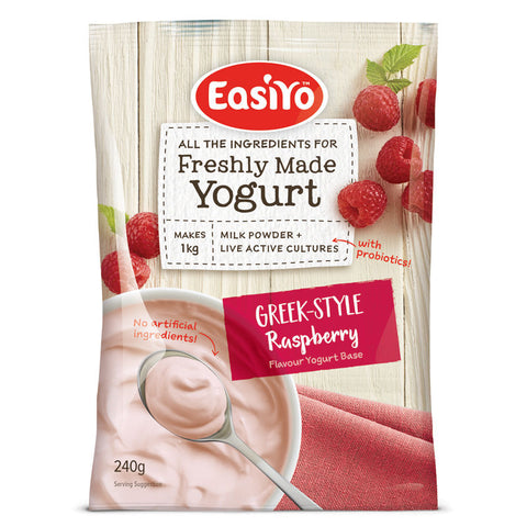 GREEK RASPBERRY YOGHURT POWDER 240G (#54698)