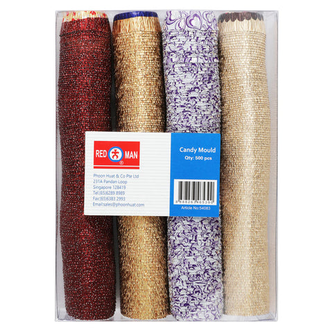 HEART SHAPE ALUMINIUM CANDY CUP 500PCS (#54803)