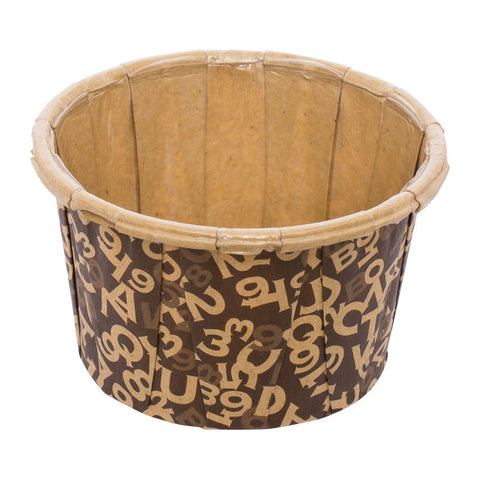 SOUFFLE BAKING CASE BROWN ALPH 44X35MM 100PCS (#55021)