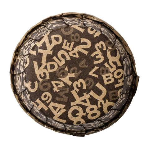 SOUFFLE BAKING CASE BROWN ALPH 38XH28MM 100PCS (#55022)