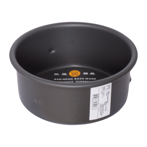 6" HARD ANODIZED DEEP ROUND CAKE PAN FIXED SN5027 (#55209)