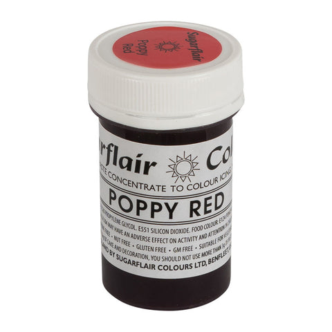 CONCENTRATED COLOR PASTE TARTRANIL POPPY RED B104 25G (#55417)