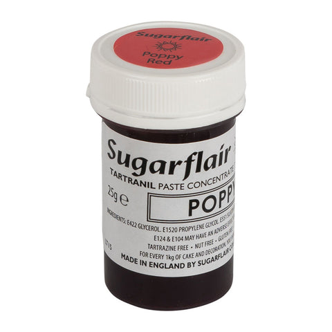 CONCENTRATED COLOR PASTE TARTRANIL POPPY RED B104 25G (#55417)