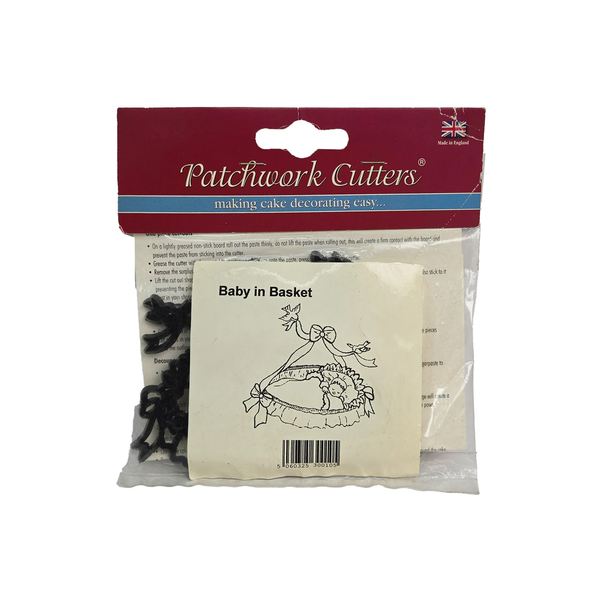 BABY IN BASKET PATCHWORK CUTTER (