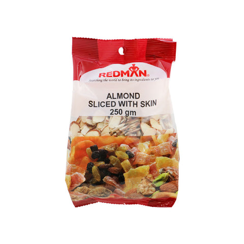 ALMOND SLICE WITH SKIN 250G (#55518)