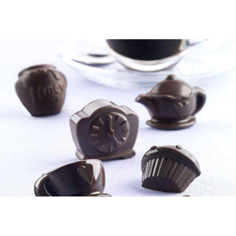 SILICON CHOCOLATE MOULD TEATIME SCG17 22.117.77.0065 (#55559)