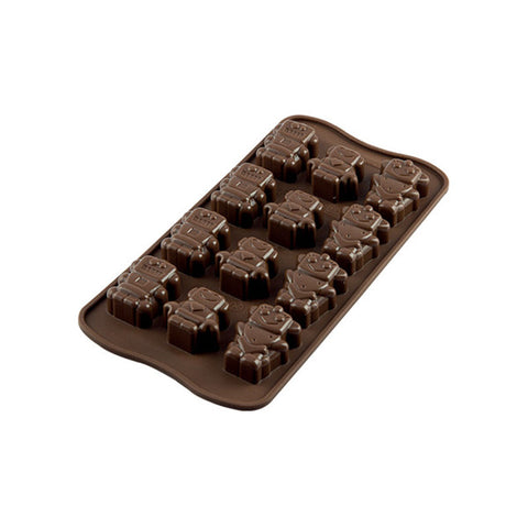 SILICON CHOCOLATE MOULD ROBO SCG18 22.118.77.0065 (#55561)