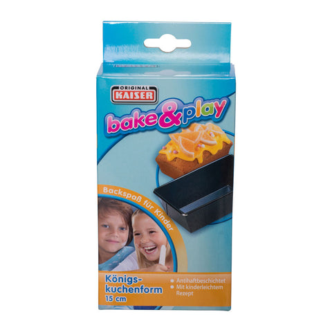 BAKE & PLAY LOAF BAKING PAN BLACK 6 INCH (#55607)