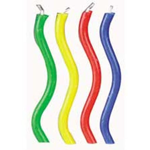 SPARKLING RAINBOW CANDLE 2811-272 6PCS (#55814)