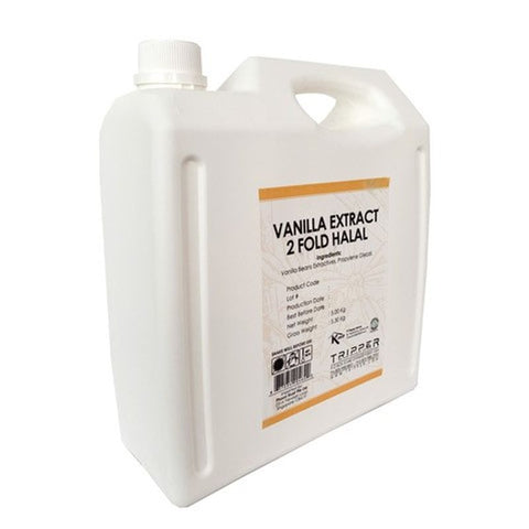 VANILLA EXTRACT 2 FOLD HALAL 5KG (#55825)