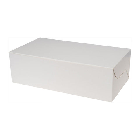 CAKE BOX PLAIN WHITE 7X13X4" 5PCS (#56009)