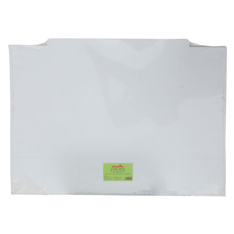 CAKE BOX PLAIN WHITE 15X19X5" 2PCS (#56012)