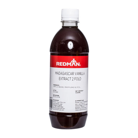 VANILLA EXTRACT 2 FOLD 500ML (#56077)