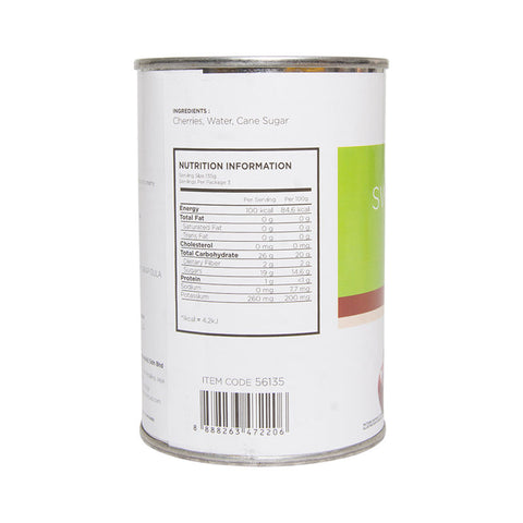 DARK SWEET CHERRIES PITTED IN SYRUP 440G (#56135)