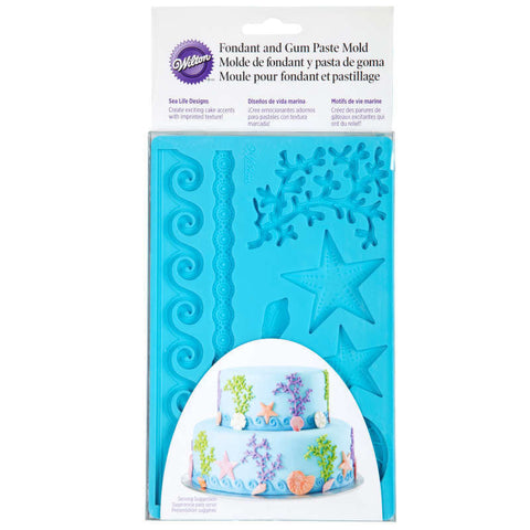 SEA LIFE FONDANT N GUMPASTE MOULD 409-2552 (#56454)