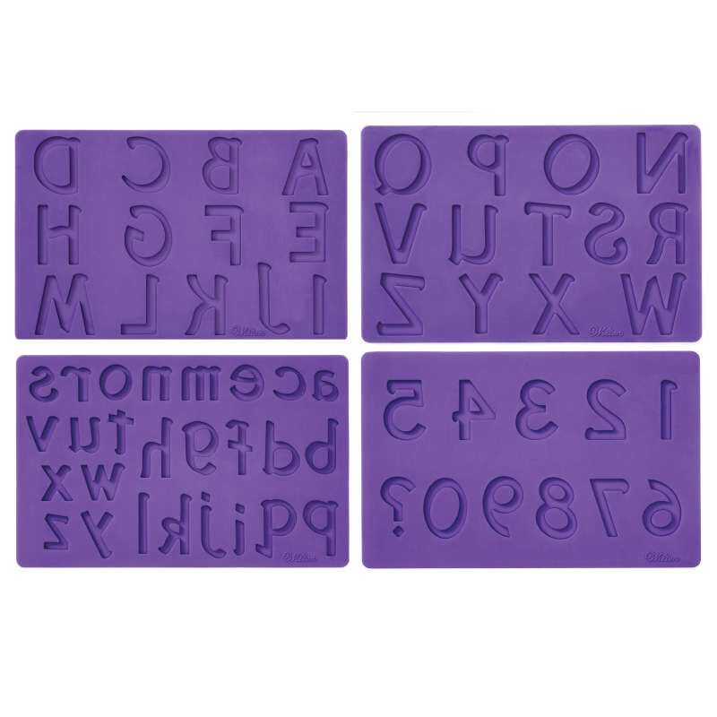 LETTER/NUMBER FONDANT MOULD SET 409-2547 (