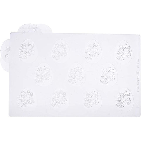 CHOCOLATE FUNNY EGG MOULD 39X50MM 11PCS (#56668)