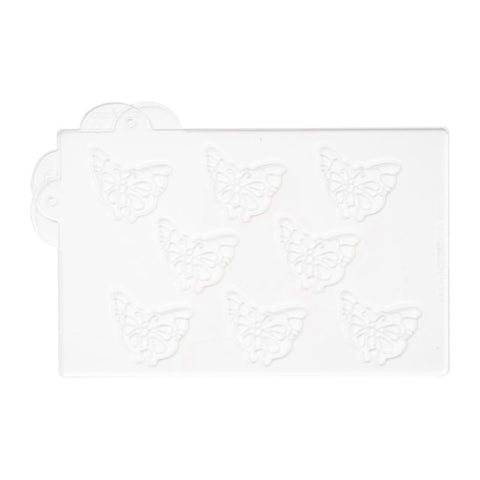 CHOCOLATE FUNNY BUTTERFLY MOULD 56X45MM 8PCS (#56670)