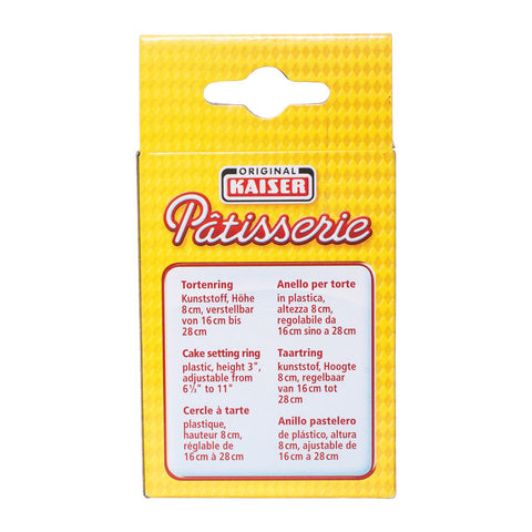 CAKE RING PLASTIC 28CM 769370 (#56732)