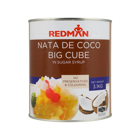 NATA DE COCO BIG CUBE IN SYRUP 3.1KG (#56757)