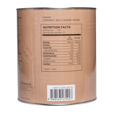 NATA DE COCO BIG CUBE IN SYRUP 3.1KG (#56757)