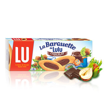 CHOCOLATE HAZELNUT BARQUETTES 120G (#122404)
