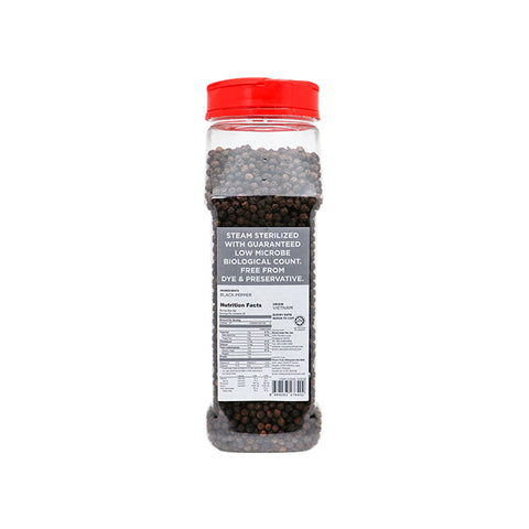 WHOLE BLACK PEPPER 450G (#57042)