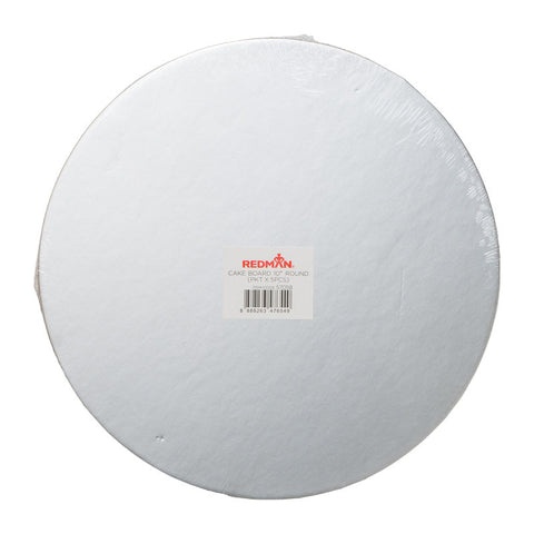 CAKE BOARD ROUND SILVER 10" 5PCS (#57058)
