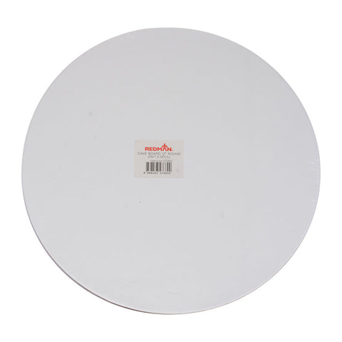 CAKE BOARD 12" ROUND SILVER 5PCS (#57060)