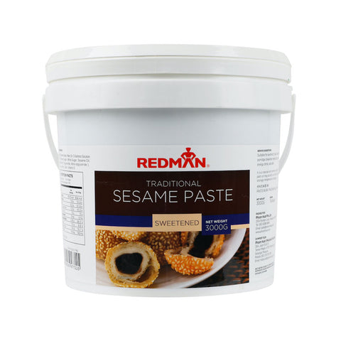BLACK SESAME PASTE -SWEETENED 3KG (#57162)