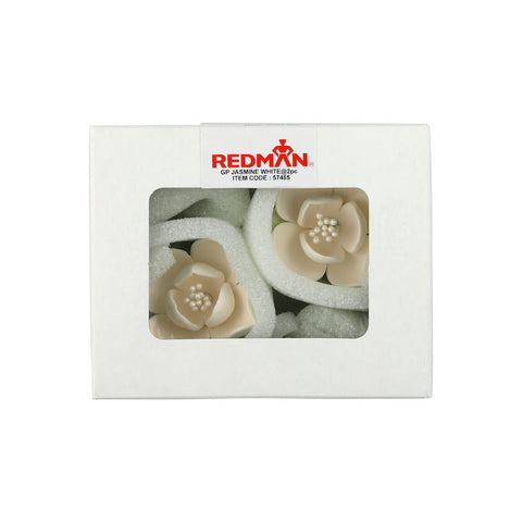 GUMPASTE FLOWER- JASMINE WHITE 6X6CM (#57465)