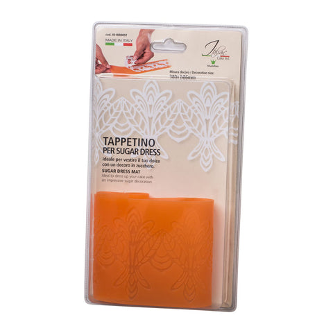 SILICON MAT REC FLOWER 40X10CM (#57642)