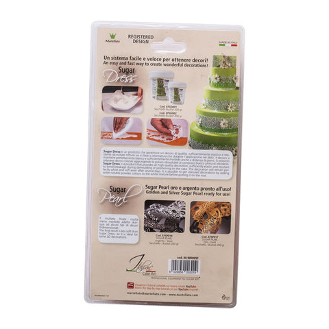 SILICON MAT REC FLOWER 40X10CM (#57642)