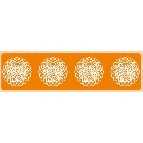 SILICON MAT DAISY 40X10CM (#57647)