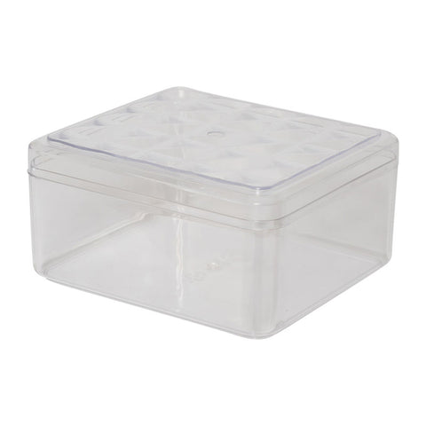 CLEAR RECTANGLE PS CONTAINER 120X136XH68MM FF2706 (#57813)