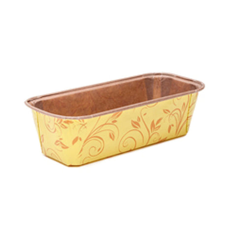 PLUM LOAF PAN MOULD YELLOW 158X55 5PC (#57937)