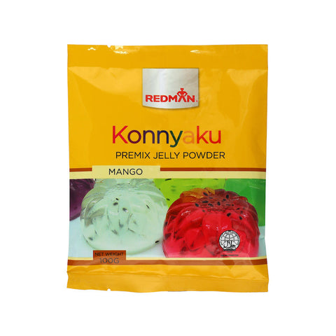 KONNYAKU PREMIX JELLY POWDER MANGO 100G (#58016)