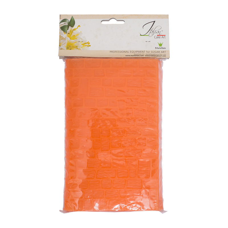 SILICONE MAT IRREGULAR BRICK MOTIF 40X20CM (