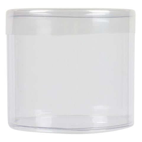 PLASTIC PET CONTAINER 80X75MM 10PCS (#58095)
