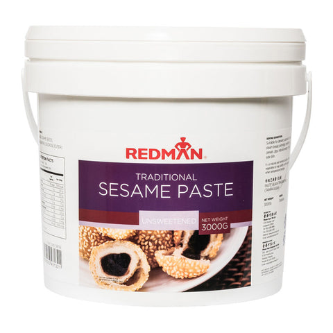 BLACK SESAME PASTE 100%-UNSWEETENED3KG (#58116)