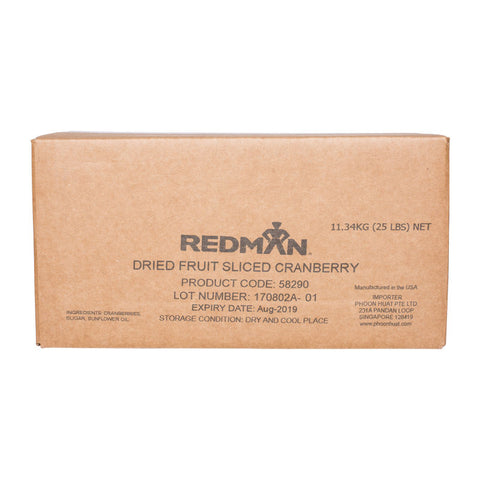 DRIED SWEET CRANBERRY 25LBS (#58290)