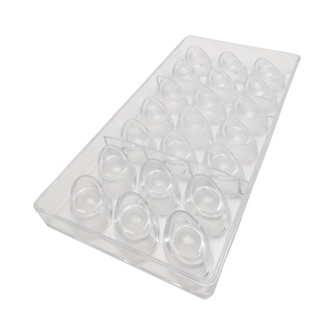 CHOCOLATE MOULD PC YUAN BAO 21 CAV (#58402)