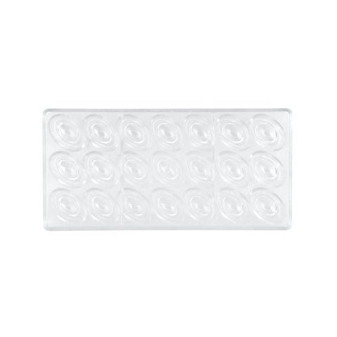 CHOCOLATE MOULD PC YUAN BAO 21 CAV (#58402)