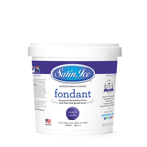 PURPLE ROLLED FONDANT VANILLA 0.91KG (#58442)
