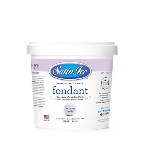 LAVENDER ROLLED FONDANT VANILLA 0.91KG (#58452)