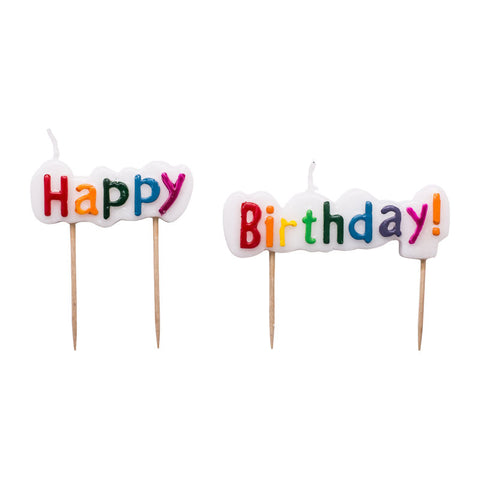 CANDLE TOOTHPICK HAPPY BIRTHDAY (#58538)