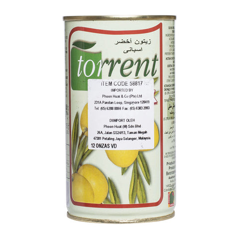 PITTED GREEN OLIVE 350G (#58817)