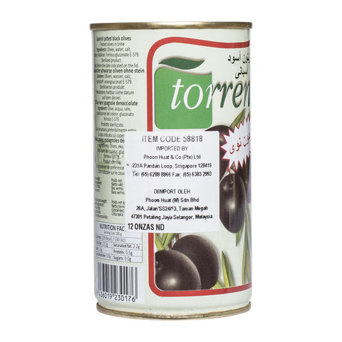 PITTED BLACK OLIVE 350G (#58818)